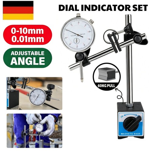 Magnet messstativ mit messuhr - mit,