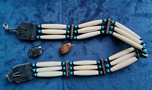 Indianer schmuck kette horn - indianer,