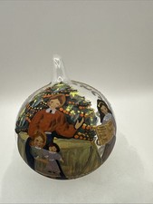 Christbaumschmuck Kugel Deko Handarbeit Handbemalt Kunst Handarbeit