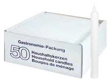 Haushaltskerzen 50 er Pack