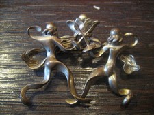 exklusive Designer Brosche Musketiere Duell Degen Fechten Modeschmuck 60er Jahre