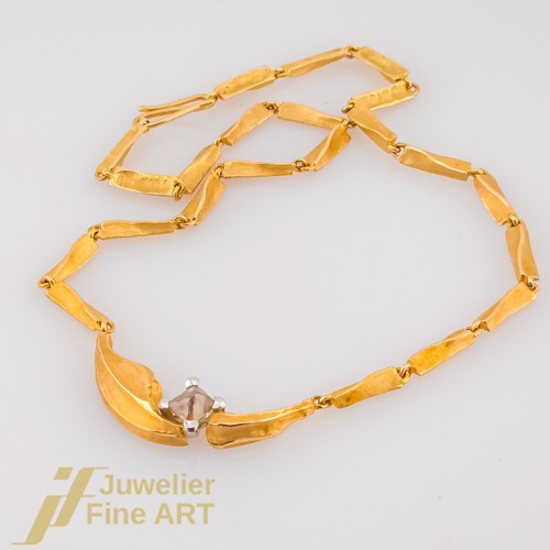Collier rohdiamant 3 60ct - rohdiamant, 3,60ct