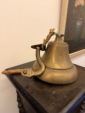 Messing Glocke Große mit Wandbefestigung Vintage