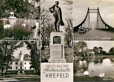Krefeld Rheinbruecke Stadtwald