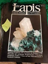 Fachzeitschrift Lapis, kompl. Jahrgang 1992, 11 Hefte