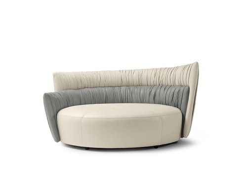 Rundsofa zweisitzer sofa - sofa, 2
