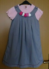 Mädchen Set Trägerkleid  grau Schulanfang Einschulung Gr. 122/128 neuwertig