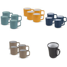 Camping Kaffee Tassen Becher aus Melamin, verschiedene Farben, widerstandsfähig