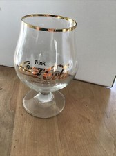 Vintage Coca Cola Cognac Glas Schwenker Ballonglas, mit Goldrand 0,3l, 2 St
