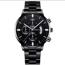 Herren Uhr Herrenarmband uhr Geneva Uhr neu!!