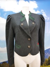 Frankonia Jagd schwarze Dirndljacke herrlich wunderschöne Trachtenjacke Gr.40