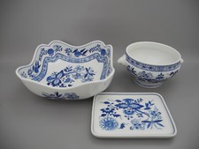 Hutschenreuther Schüssel Tablett Suppentasse Zwiebelmuster