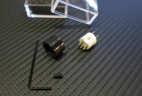 Pin male tonearm plug - 5, for