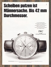IWC No. 3712 Chrono-Rattrapante - Reklame Werbeanzeige Original-Werbung 2003