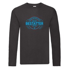 100 % Sicher:  Bestatter | Bestattung | Totengräber Long Sleeve Schwarz
