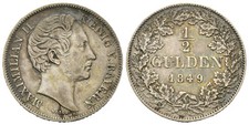 Bayern - Maximilian II. - 1848-1864 - 1/2 Gulden 1849