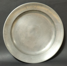 Alter Zinnteller Englisch Zinn