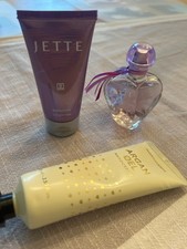 JETTE LOVE Eau de Parfum 30ml, Bodylotion 50ml & Pharmaverde Handcreme Argan Oel