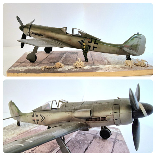 Focke wulf diorama fw190 - diorama,