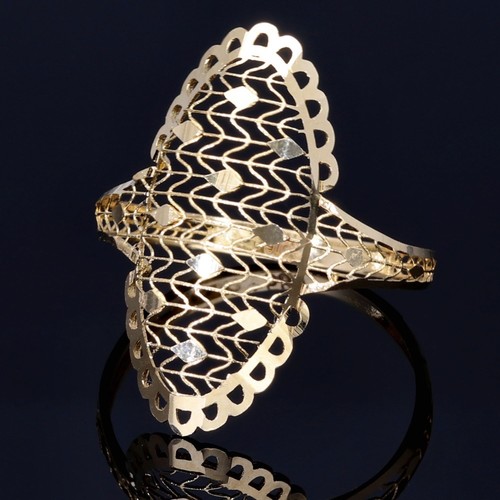 Eleganter ring 585 14k echt - eleganter,