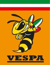 Vespa emblem kaskade aufkleber - vespa,