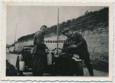 Orig. Foto Kradmelder mit Krad