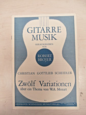 alte noten Zwölf Variationen