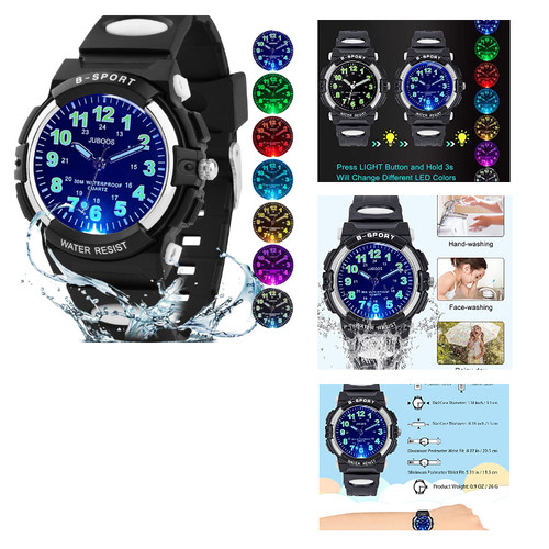 Juboos kinderuhr analog quarz - kinderuhr,
