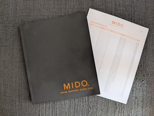 Mido uhrenkatalog katalog 2012 - mido,