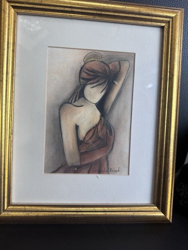 Original pastellzeichnung - original, le