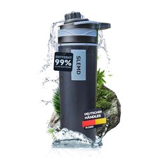 SLEMD® Outdoor Wasserfilter Trinkflasche (800ml); Wasseraufbereitung;