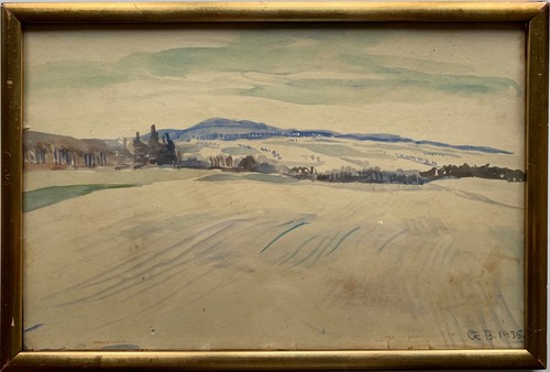 Aquarell monogramm 1935 - aquarell, g.b.