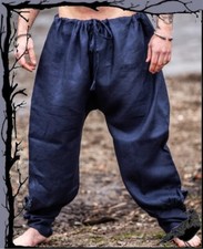 Mittelalter Larp Wikinger Rushose aus Leinen - Wodan  Leonardo Carbone