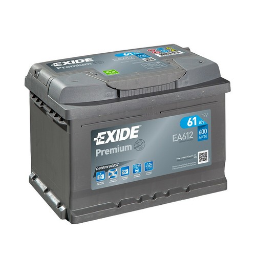 Exide premium akku ea612 - exide, 12v