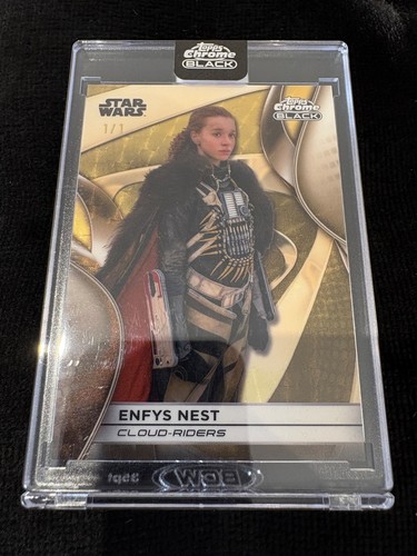 Topps star wars chrome black - wars,