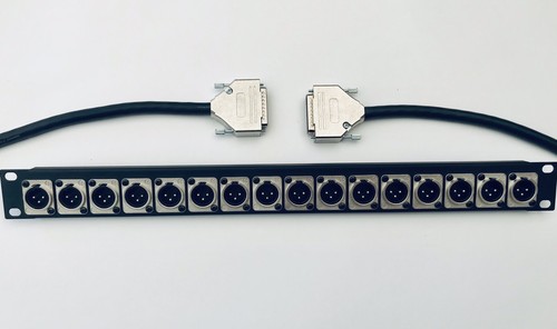 Kanäle sub patchbay xlr - d-sub,