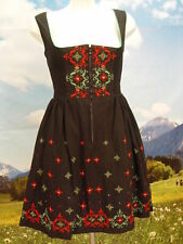 original 70er Vintage mit Stickerei sehr kurzes sexy Dirndl ohne Schürze Gr.36