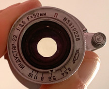 Industar-22 5cm 50mm F3.5 N M39 russische Kopie Leica Elmar