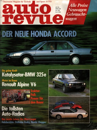Zeitschrift auto revue - auto,