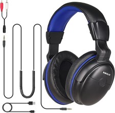 Simolio SM 905 TV Kopfhörer f. Fernseher m. Tonverstärker kabelgebunden Over Ear