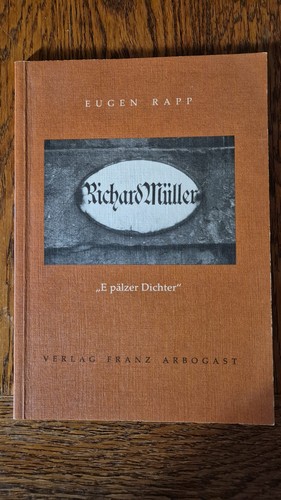 Buch richard müller - buch, pälzer