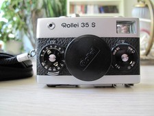 Rollei 35 S schwarz/silber aus Nachlaß mit viel Zubehör