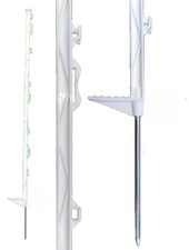  40 X WEISSE 5 FUSS PFOSTEN -