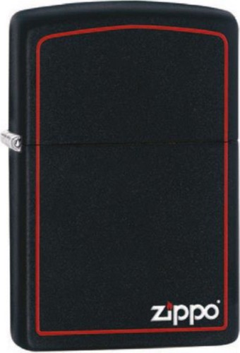 Zippo schwarz color border - schwarz,