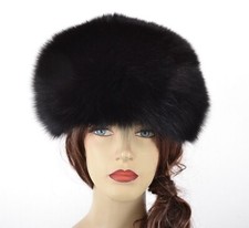 Z511 BLAUFUCHS MÜTZE PELZMÜTZE ECHT PELZ PELZHUT FUCHS MÜTZE - RANCH FOX FUR HAT