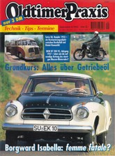 Oldtimer Praxis - 09/1995 - Borgward Isabella, DKW RT 200 VS, Setra S8