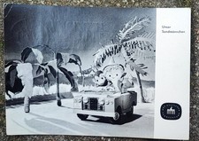AK Unser Sandmännchen DDR Afrika Jeep Affe gelaufen 1967