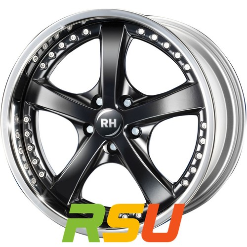 Alurad rau vesuv schwarz - 4x,