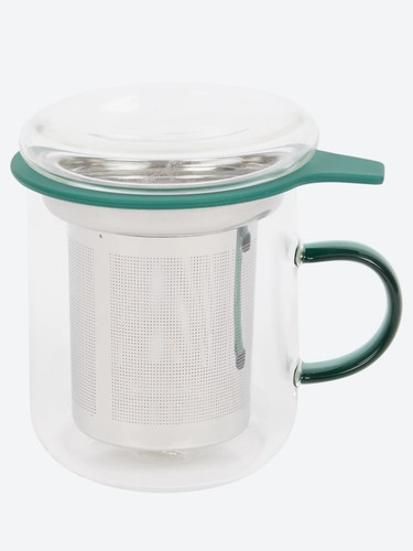 Teetasse mit sieb deckel und - +,