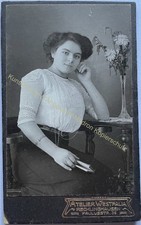 orig. CDV Foto Frau Dame Bild